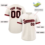 Custom Baseball Jersey for Men Casual Button Down Shirts Short Sleeve Solid Team Sports Uniform