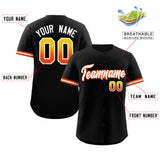 Custom Baseball Jersey Personalized Casual Button Down Shirts Short Sleeve Solid Team Sports Jersey