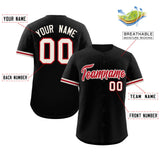 Custom Baseball Jersey Personalized Casual Button Down Shirts Short Sleeve Solid Team Sports Jersey