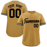 Custom Baseball Jersey Personalized Casual Button Down Shirts Short Sleeve Solid Team Sports Jersey