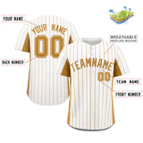 Custom Stripe Baseball Jersey Design Button Down Stitched/Printed Name Number Baseball Casual Jersey