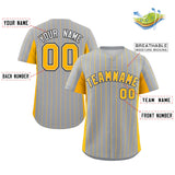 Custom Stripe Baseball Jersey Design Button Down Stitched/Printed Name Number Casual Jersey