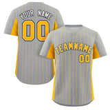 Custom Stripe Baseball Jersey Design Button Down Stitched/Printed Name Number Casual Jersey