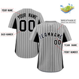 Custom Stripe Baseball Jersey Design Button Down Stitched/Printed Name Number Casual Jersey