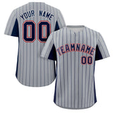 Custom Stripe Baseball Jersey Design Button Down Stitched/Printed Name Number Casual Jersey