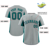 Custom Stripe Baseball Jersey Design Button Down Stitched/Printed Name Number Casual Jersey