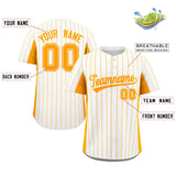 Custom Stripe Fashion Baseball Jersey Design Full Button Stitched/Printed Name Number Baseball Jersey