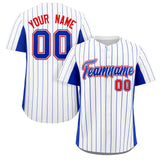 Custom Stripe Baseball Jersey Design Full Button Stitched/Printed Name Number Baseball Casual Shirt