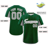 Custom Stripe Baseball Jersey Design Full Button Stitched/Printed Name Number Baseball Casual Jersey For Adults