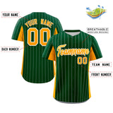 Custom Stripe Baseball Jersey Design Full Button Stitched/Printed Name Number Baseball Casual Jersey For Adults