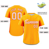 Custom Stripe Baseball Jersey Design Full Button Stitched/Printed Name Number Baseball Casual Jersey For Adults