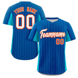 Custom Stripe Baseball Jersey Design Full Button Stitched/Printed Name Number Baseball Casual Jersey For Adults