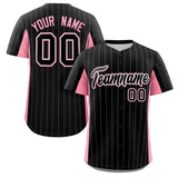 Custom Stripe Baseball Jersey Design Full Button Stitched/Printed Name Number Baseball Casual Jersey For Adults