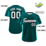 Custom Stripe Baseball Jersey Design Full Button Stitched/Printed Name Number Baseball Casual Jersey For Adults