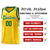 Custom Personalized Square Grid Graffiti Pattern Fashion Sports Uniform Basketball Jersey For Unisex