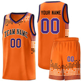 Custom Personalized Square Grid Graffiti Pattern Fashion Sports Uniform Basketball Jersey For Adult