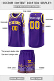 Custom Personalized Square Grid Graffiti Pattern Fashion Sports Uniform Basketball Jersey For Adult