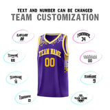 Custom Personalized Square Grid Graffiti Pattern Fashion Sports Uniform Basketball Jersey For Adult