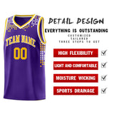 Custom Personalized Square Grid Graffiti Pattern Fashion Sports Uniform Basketball Jersey For Adult