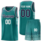 Custom Personalized Square Grid Graffiti Pattern Fashion Sports Uniform Basketball Jersey For Youth