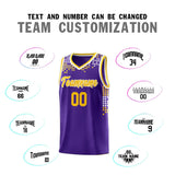 Custom Personalized Square Grid Graffiti Pattern Fashion Sports Uniform Basketball Jersey For Youth