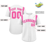 Custom Classic Style Personalized Name Number Full Button Authentic Baseball Jersey