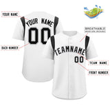 Custom Classic Style Personalized Logo for Men Full Button Authentic Baseball Jersey