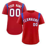 Custom Classic Style Personalized Logo Full Button Authentic Baseball Jersey