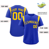 Custom Classic Style Personalized Logo Full Button Authentic Baseball Jersey