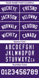 Custom Classic Style Personalized Name Number Full Button Authentic Baseball Jersey