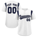 Custom Classic Style Full Button Authentic Baseball Jersey Personalized Big Size
