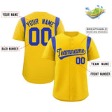 Custom Classic Style Full Button Authentic Baseball Jersey Personalized  Logo