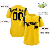 Custom Classic Style Full Button Authentic Baseball Jersey Personalized Name Number