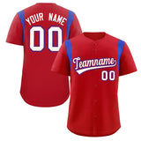 Custom Classic Style Full Button Authentic Baseball Jersey Personalized  Logo
