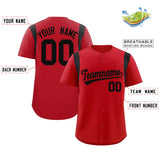 Custom Classic Style Full Button Authentic Baseball Jersey Personalized Name Number