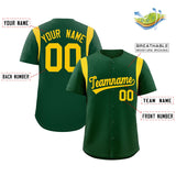 Custom Classic Style Full Button Authentic Baseball Jersey Personalized Name Number
