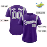 Custom Classic Style Full Button Authentic Baseball Jersey Personalized  Logo