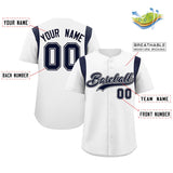 Custom Classic Style Full Button Authentic Personalized Big Size Baseball Jersey