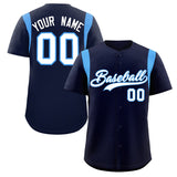 Custom Classic Style Full Button Authentic Personalized Name Number Baseball Jersey