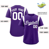 Custom Classic Style Full Button Authentic Personalized Name Number Baseball Jersey