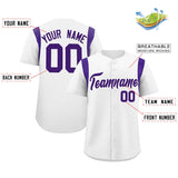 Custom Classic Style Full Button Authentic Baseball Jersey Personalized Name Big Size