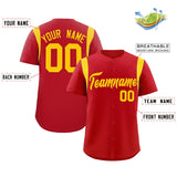 Custom Classic Style Full Button Authentic Baseball Jersey Personalized Name/Number