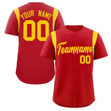 Custom Classic Style Full Button Authentic Baseball Jersey Personalized Name/Number