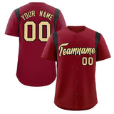 Custom Classic Style Full Button Authentic Baseball Jersey Personalized Logo and Number