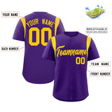Custom Classic Style Full Button Authentic Baseball Jersey Personalized Name Big Size
