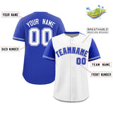 Custom Baseball Jersey Color Block Raglan Sleeves Personalized Unique Name Number Team Jersey