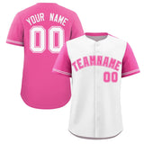 Custom Baseball Jersey Color Block Raglan Sleeves Personalized Unique Name Number Team Jersey