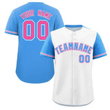 Custom Baseball Jersey Color Block Raglan Sleeves Personalized Unique Name Number Team Jersey