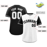 Custom Baseball Jersey Color Block Raglan Sleeves Personalized Unique Name Number Team Jersey