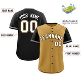 Custom Baseball Jersey Color Block Raglan Sleeves Personalized Text Name Number Team Logo